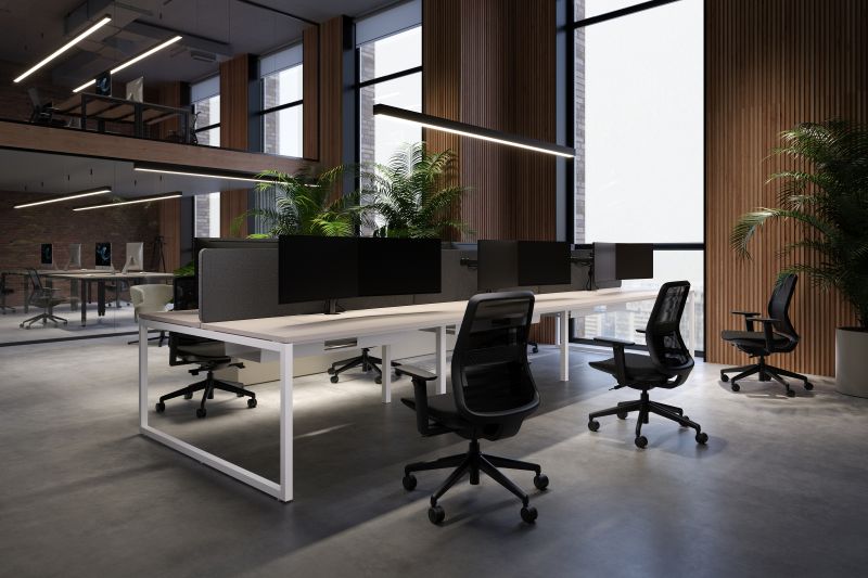 Lanto bench desk office display